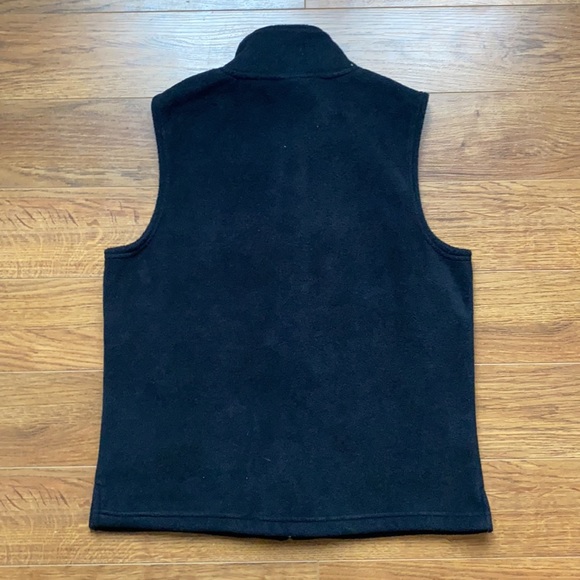 Women’s large black embroidered winter Christmas vest skis snowflake sleeveless - Picture 6 of 6